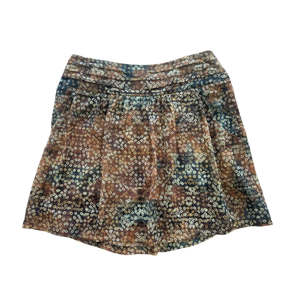 Peruvian Connection Skirt Batik Abstract Print Size 6
